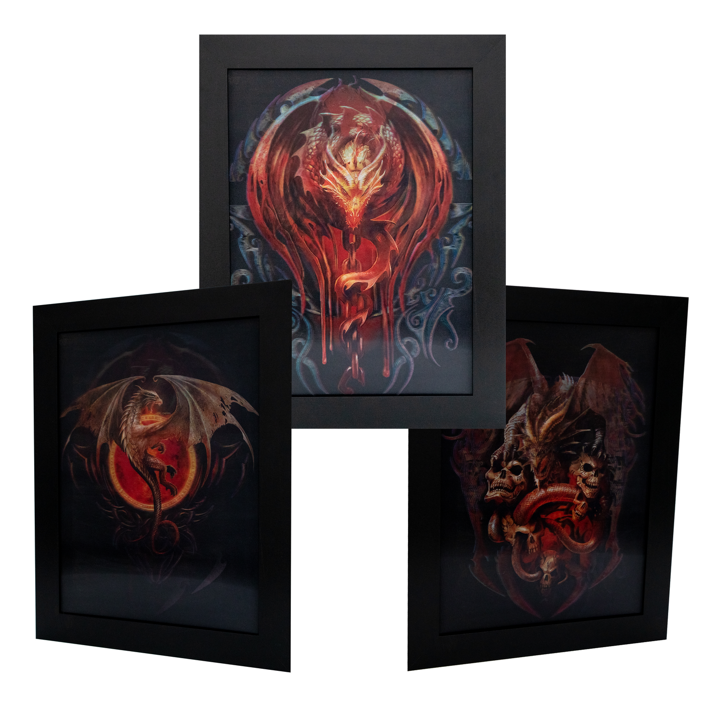 FANTASY DRAGON LENTICULAR 3D PRINT