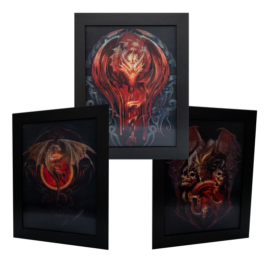 FANTASY DRAGON LENTICULAR 3D PRINT