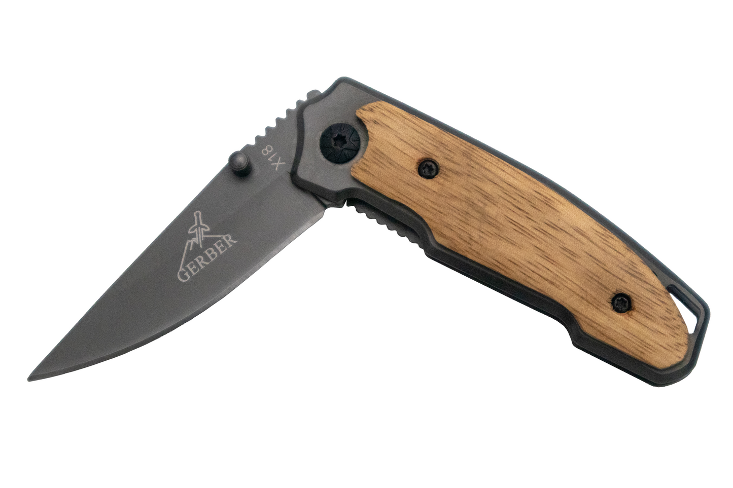 GERBER X18 FOLDING POCKET KNIFE WITH KEYCHAIN