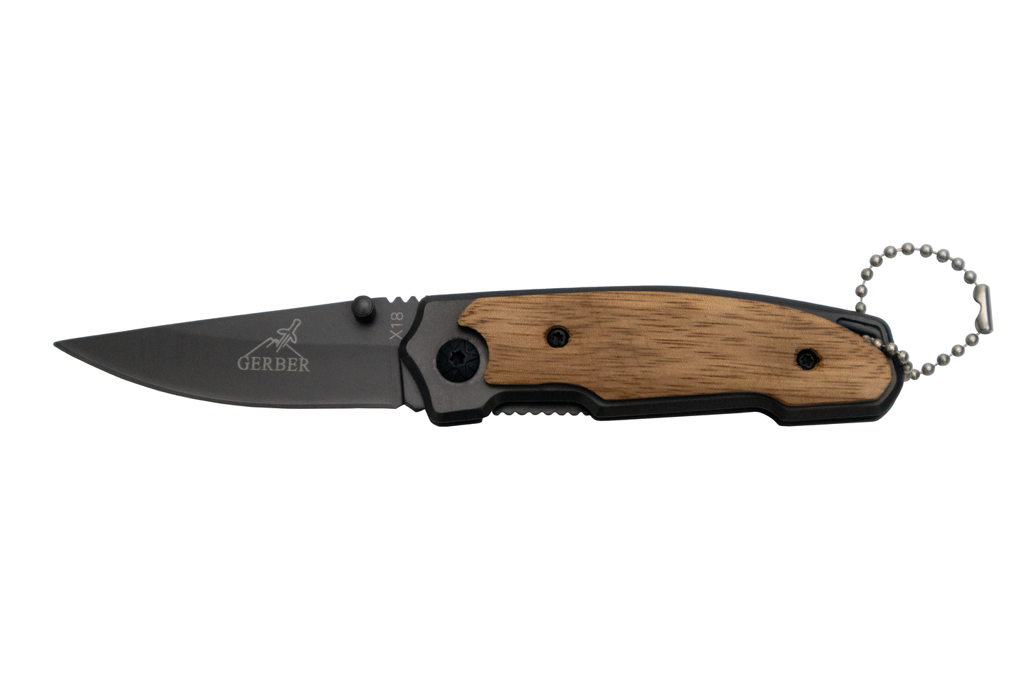 GERBER X18 FOLDING POCKET KNIFE WITH KEYCHAIN