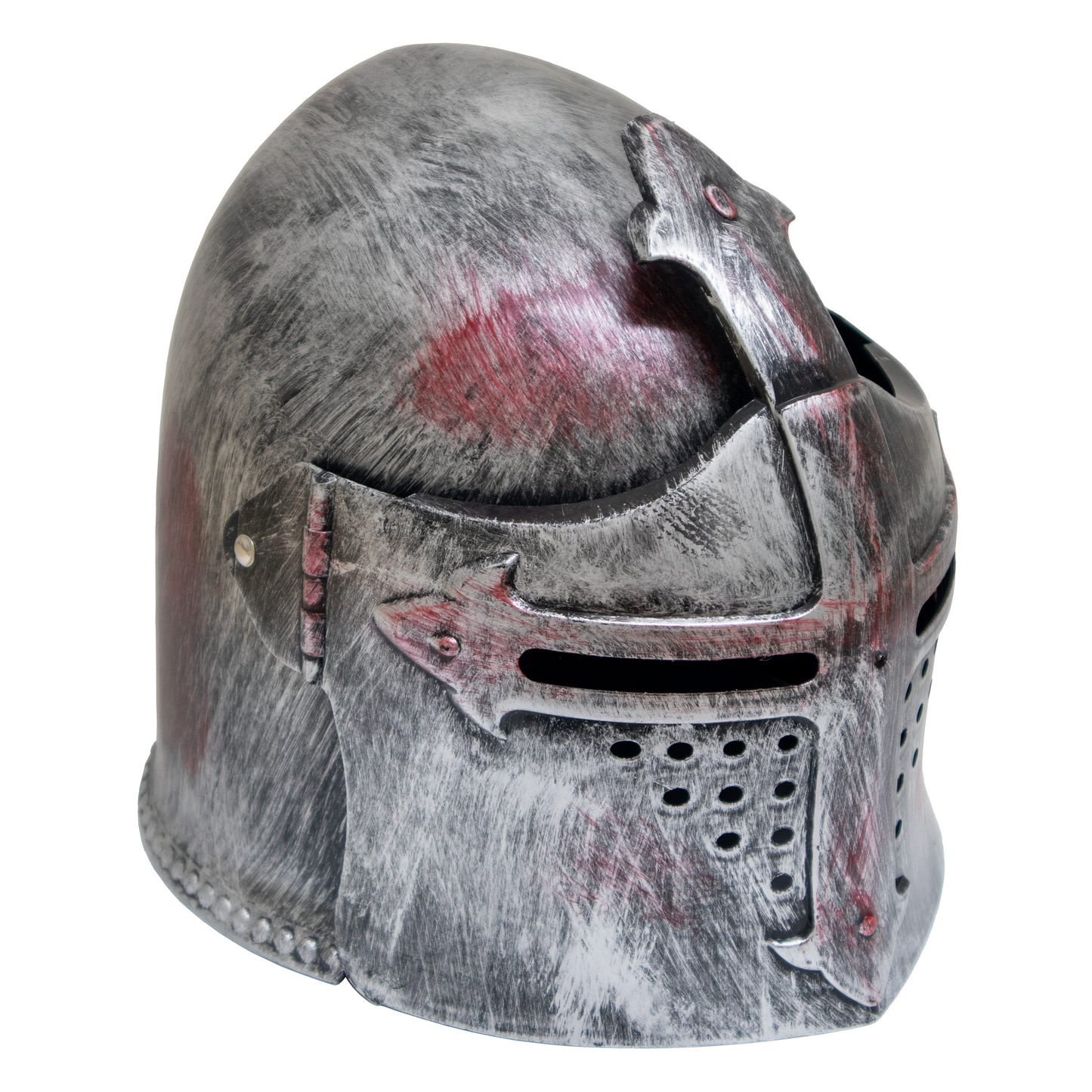 MEDIEVAL KNIGHT SUGAR LOAF HELMET WITH BLOOD