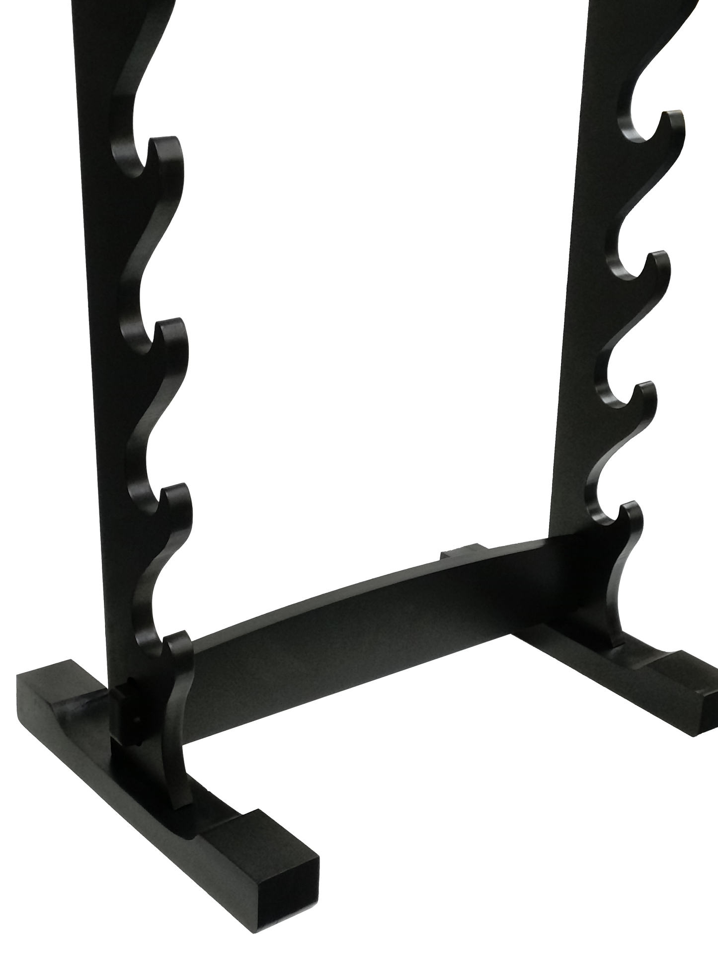 BLACK WOOD SET OF 8 SWORD DISPLAY STAND FOR SAMURAI & KATANA SWORDS