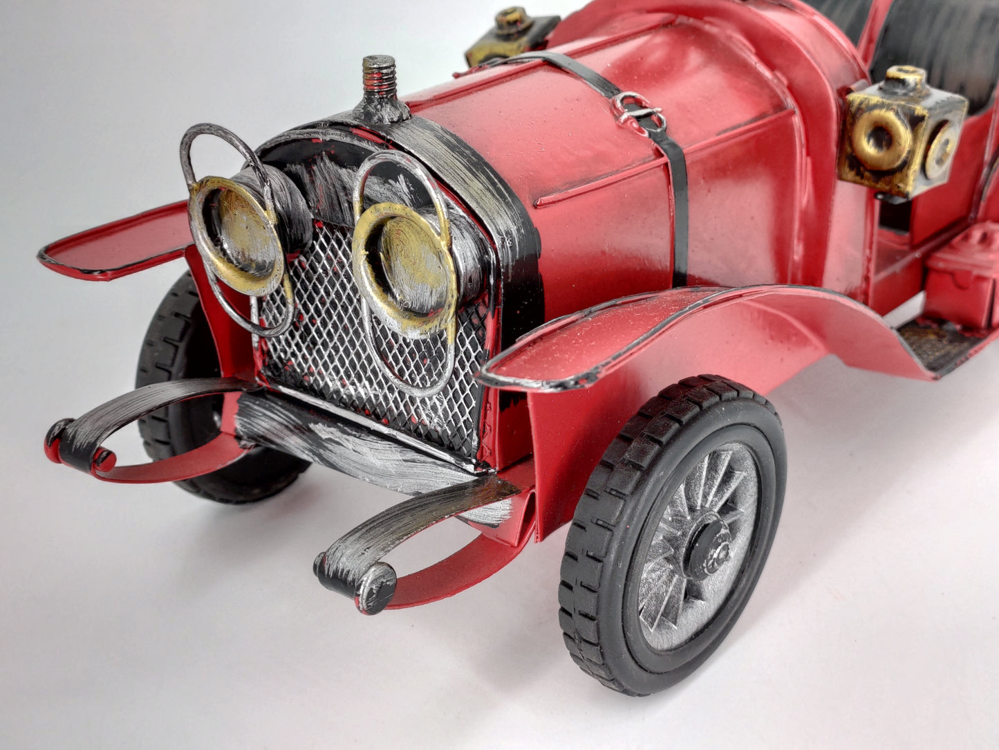 CARRO ANTIGUO VERMELHO RED VINTAGE CAR DIECAST MODEL