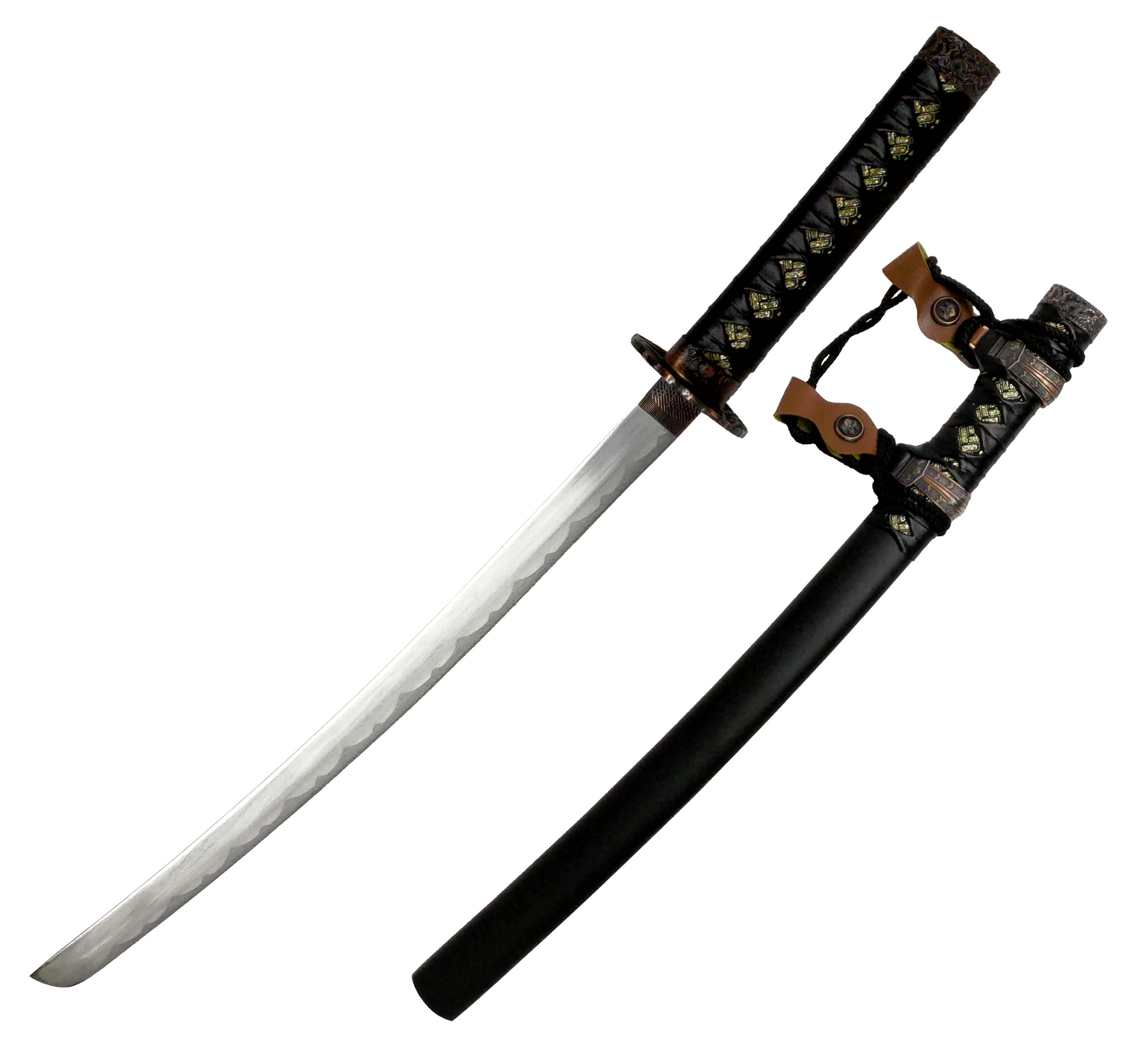 ANGEL OF DEATH JAPANESE SAMURAI TRIPLE SWORD SET