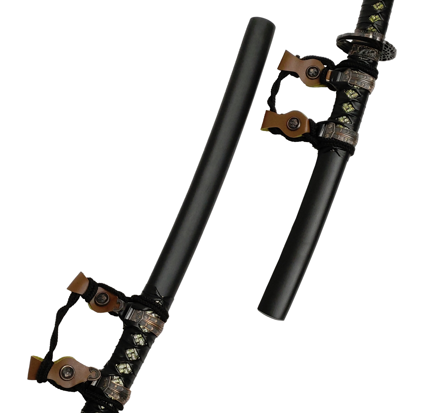 ANGEL OF DEATH JAPANESE SAMURAI TRIPLE SWORD SET