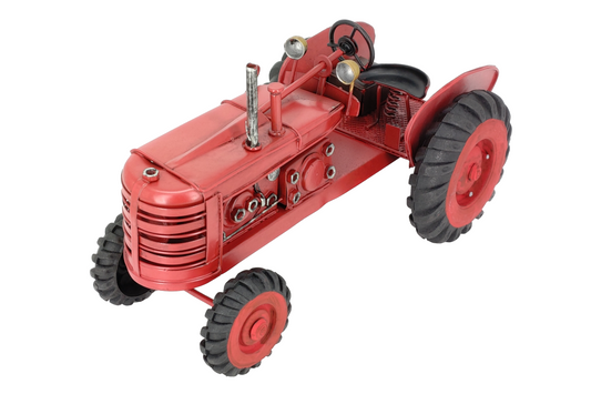 VINTAGE RED TRACTOR DIECAST MODEL