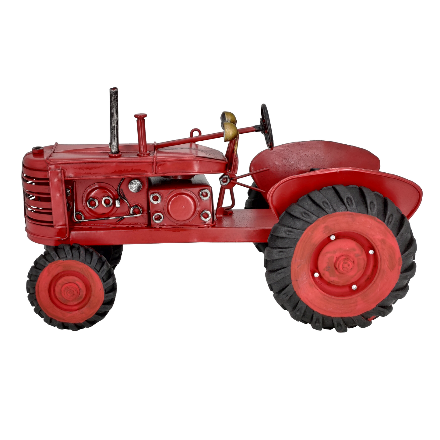 VINTAGE RED TRACTOR DIECAST MODEL