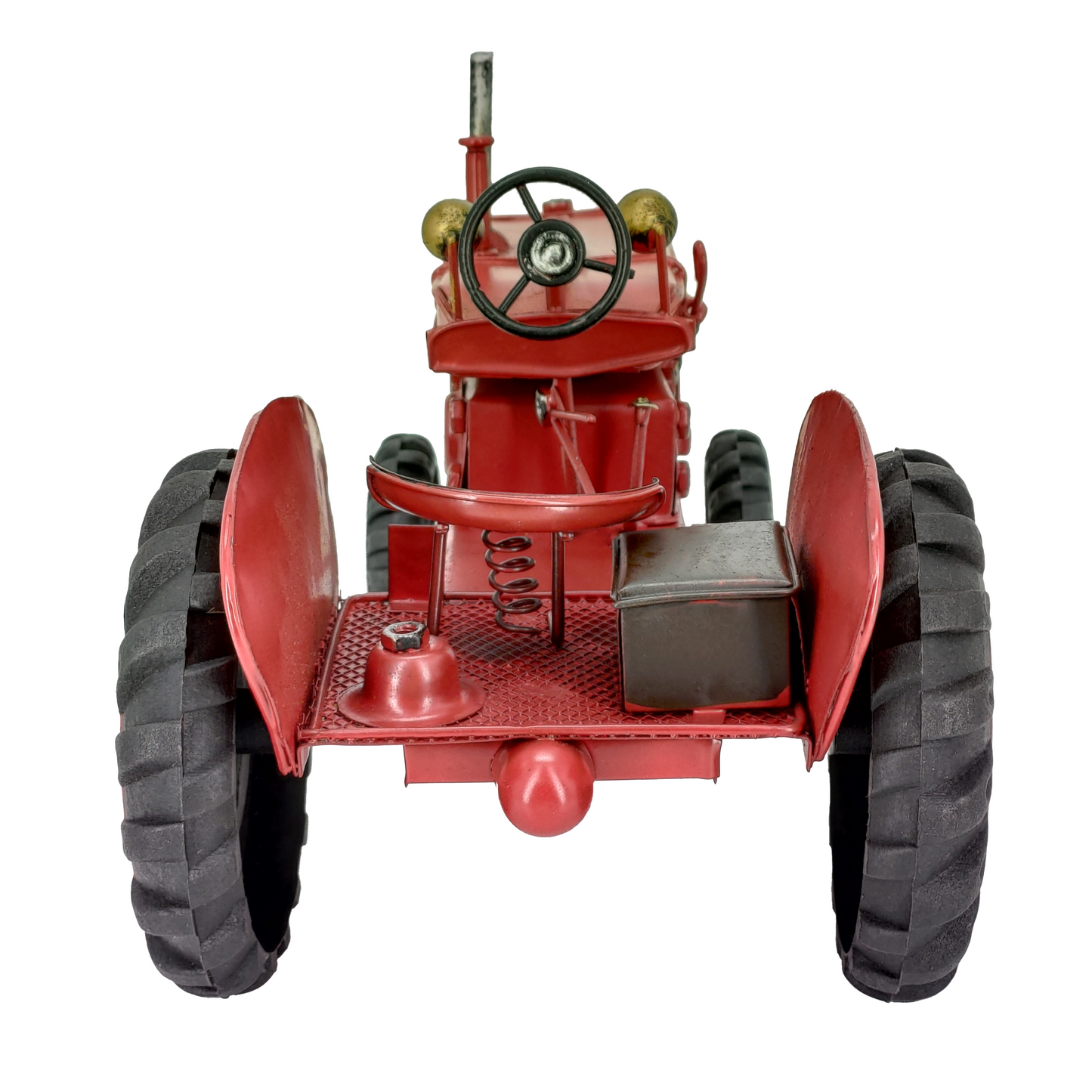 VINTAGE RED TRACTOR DIECAST MODEL