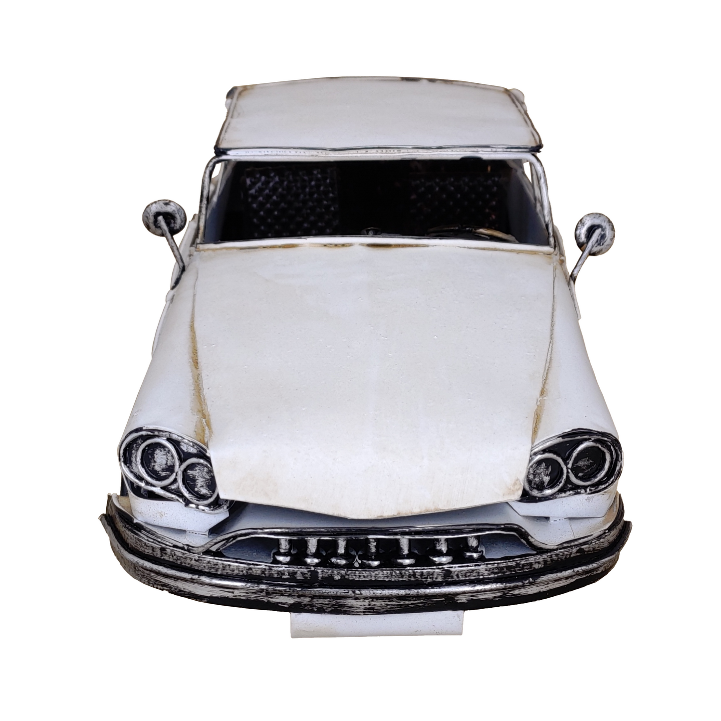 WHITE CITROËN DS VINTAGE CAR DIECAST MODEL