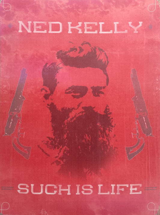 NED KELLY SUCH IS LIFE CANVAS PRINT