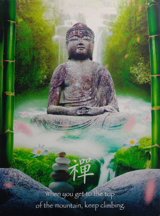 MEDITATING BUDDHA CANVAS PRINT