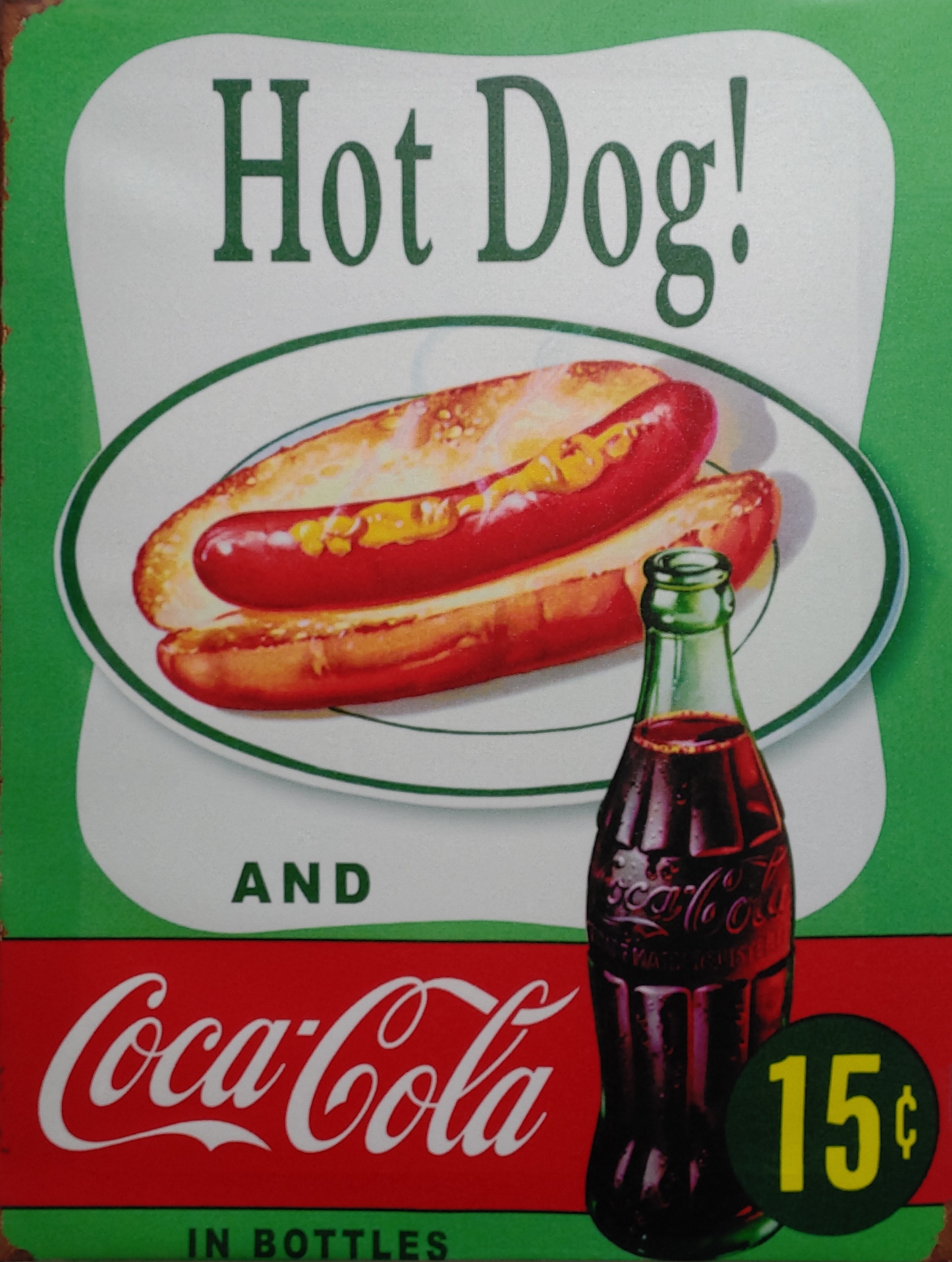 HOT DOG & COCA-COLA CANVAS PRINT