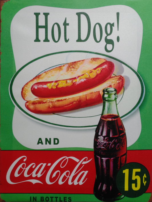 HOT DOG & COCA-COLA CANVAS PRINT