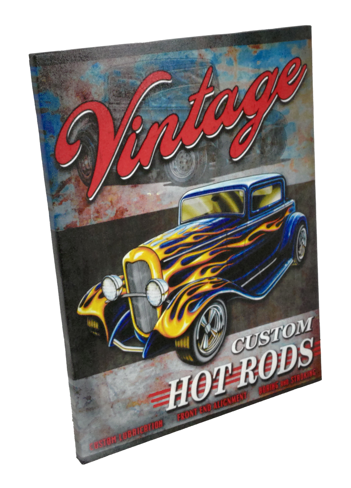VINTAGE HOT RODS CANVAS PRINT