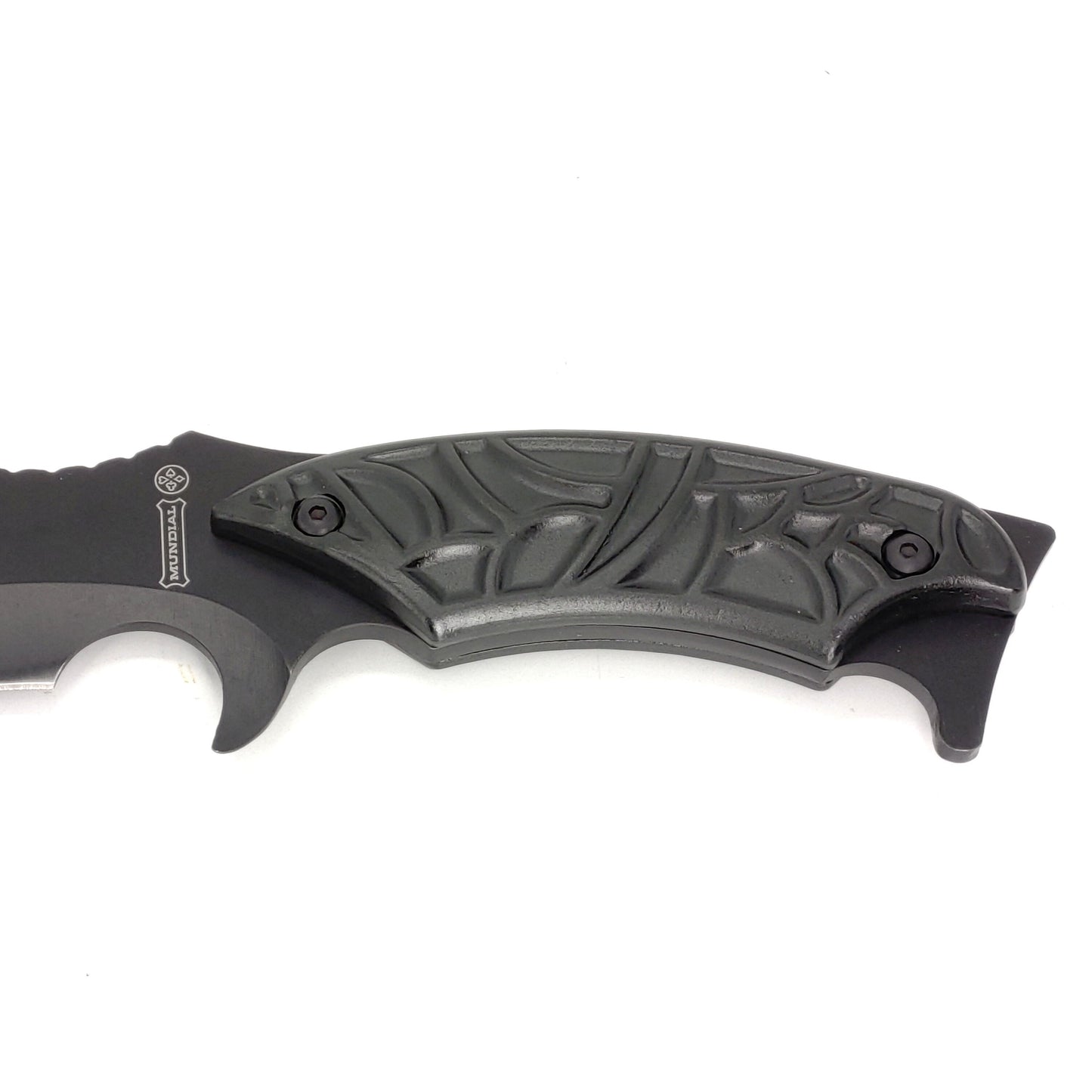 MUNDIAL BLACK FIXED BLADE KNIFE