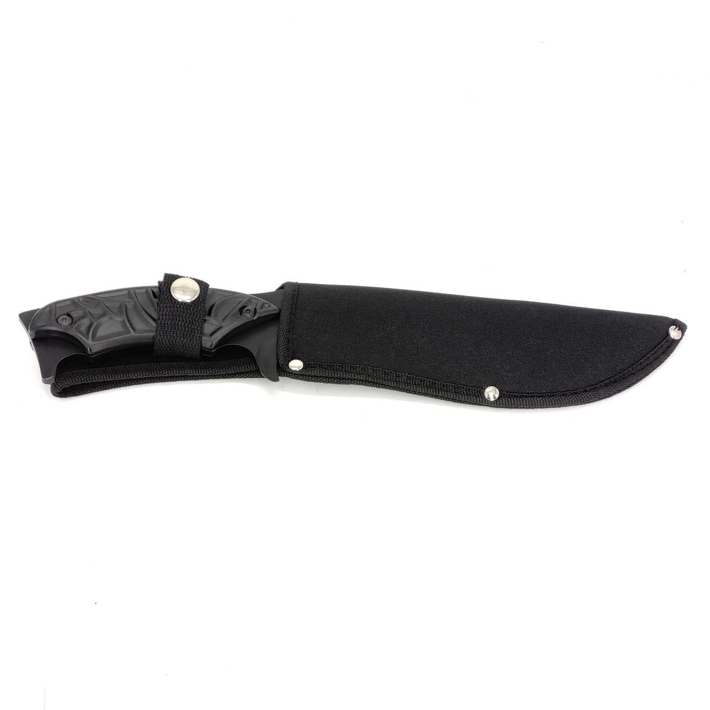 MUNDIAL BLACK FIXED BLADE KNIFE