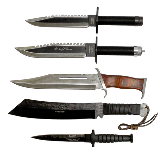 RAMBO KNIVES SET OF 5 COLLECTION SET