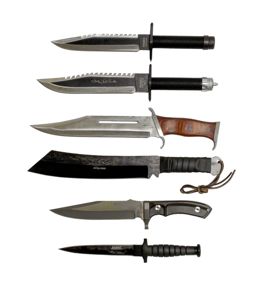 RAMBO KNIVES SET OF 6 COLLECTION SET