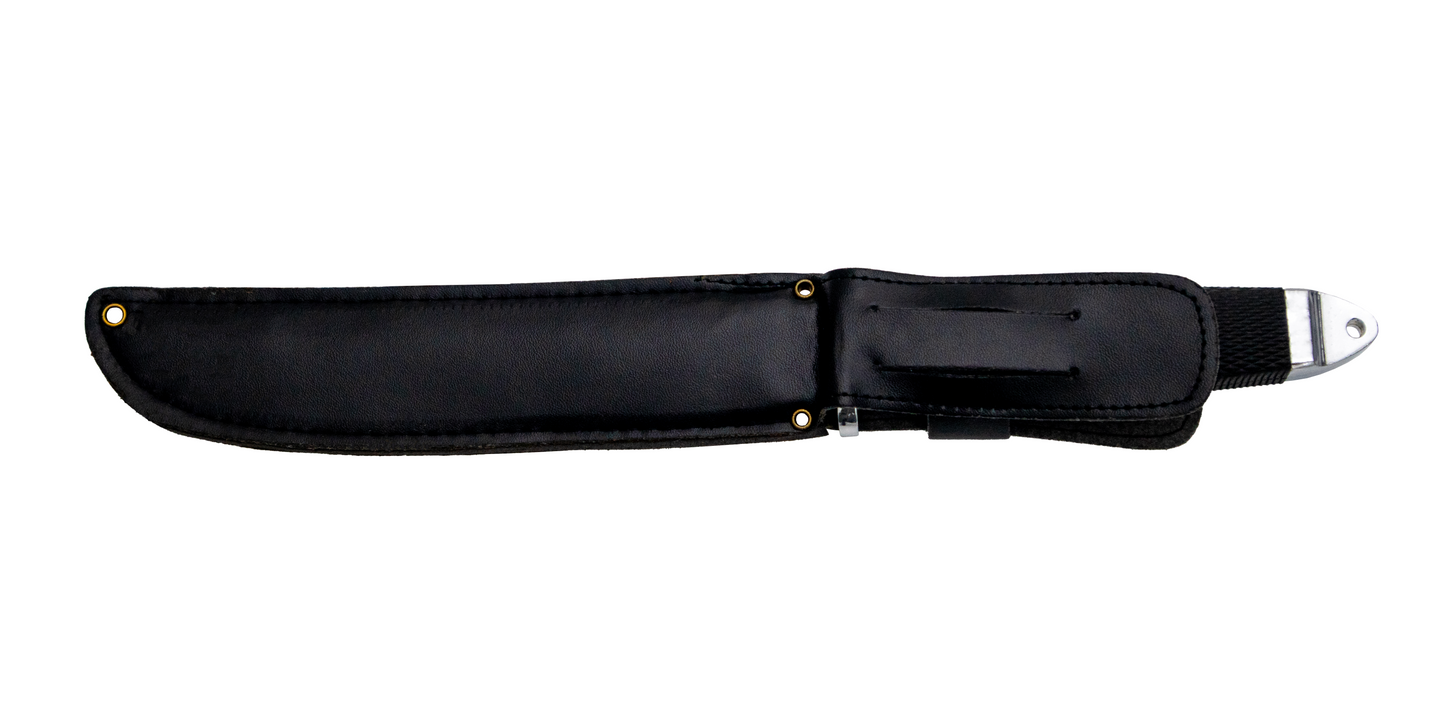 TANTO WARRIOR FIXED BLADE FULL TANG STAINLESS STEEL SURVIVAL KNIFE