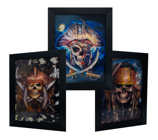 UNDEAD PIRATE LENTICULAR 3D PRINT