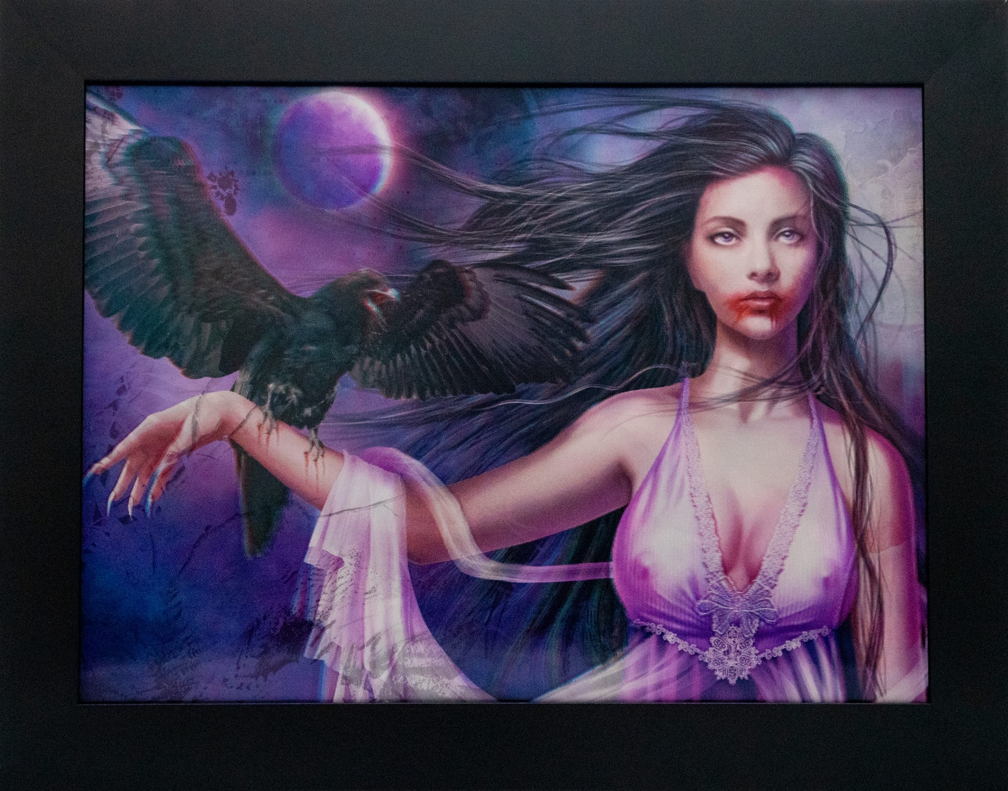 VAMPIRE GIRL LENTICULAR 3D PRINT