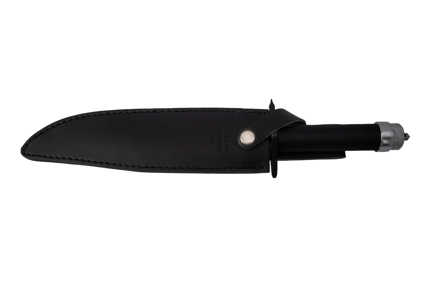 RAMBO FIRST BLOOD PART 2 SURVIVAL HUNTING KNIFE WITH LEATHER SHEATH