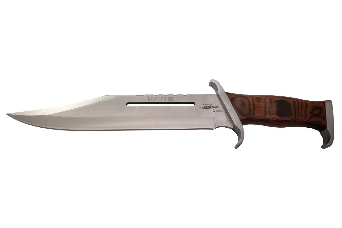 RAMBO FIRST BLOOD PART 3 SURVIVAL HUNTING KNIFE WITH LEATHER SHEATH