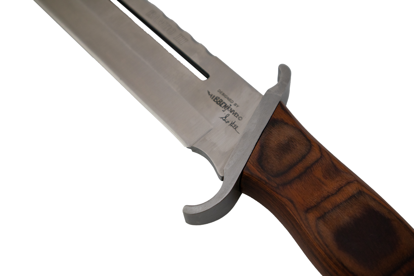 RAMBO FIRST BLOOD PART 3 SURVIVAL HUNTING KNIFE WITH LEATHER SHEATH