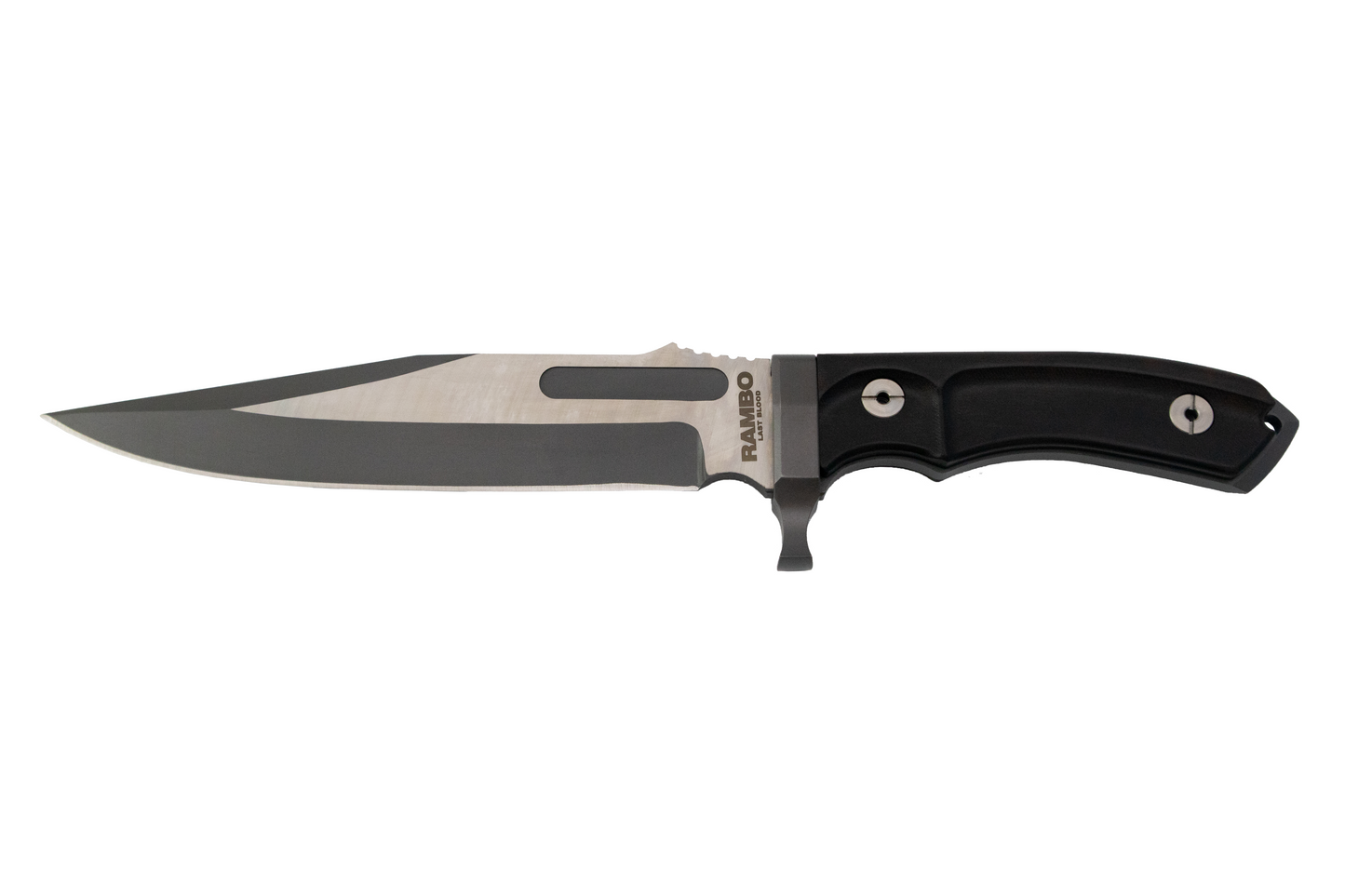 RAMBO V LAST BLOOD HEARTSTOPPER SURVIVAL HUNTING KNIFE WITH LEATHER SHEATH