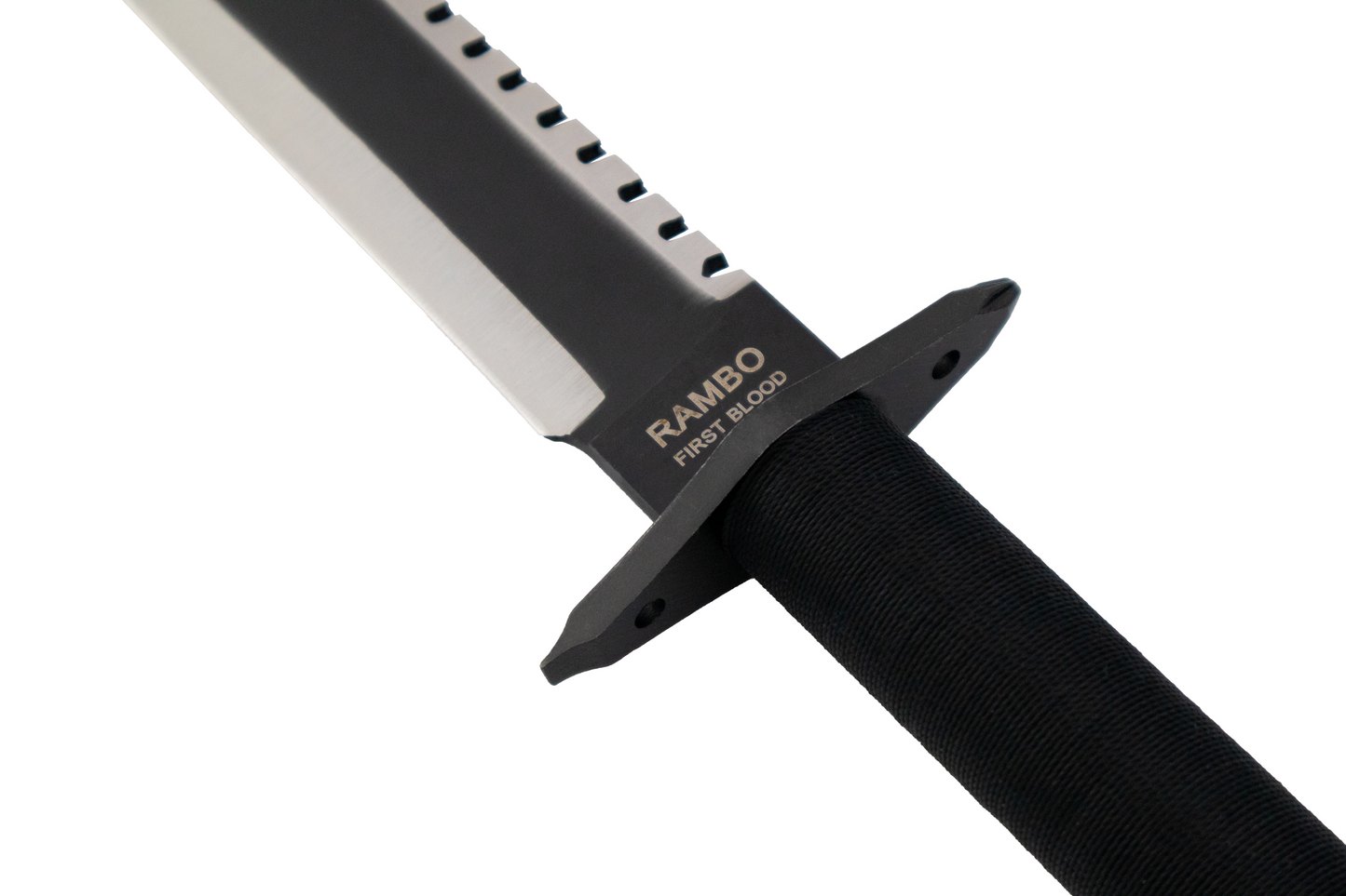 RAMBO FIRST BLOOD PART 1 SURVIVAL HUNTING KNIFE WITH LEATHER SHEATH