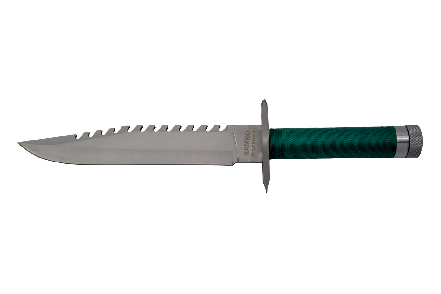 RAMBO FIRST BLOOD SURVIVAL HUNTING KNIFE DELUXE EDITION WITH LEATHER SHEATH