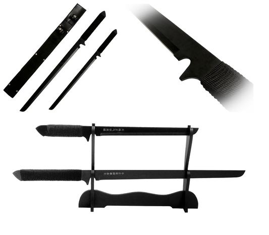 FULL TANG JAPANESE NINJA TWIN SWORD