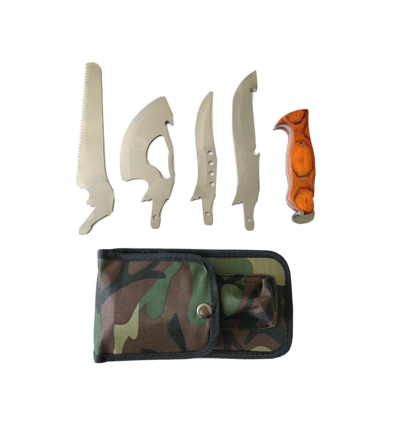 4 PIECE EXCHANGEABLE BLADE LOCKBACK UTILITY KNIFE SET