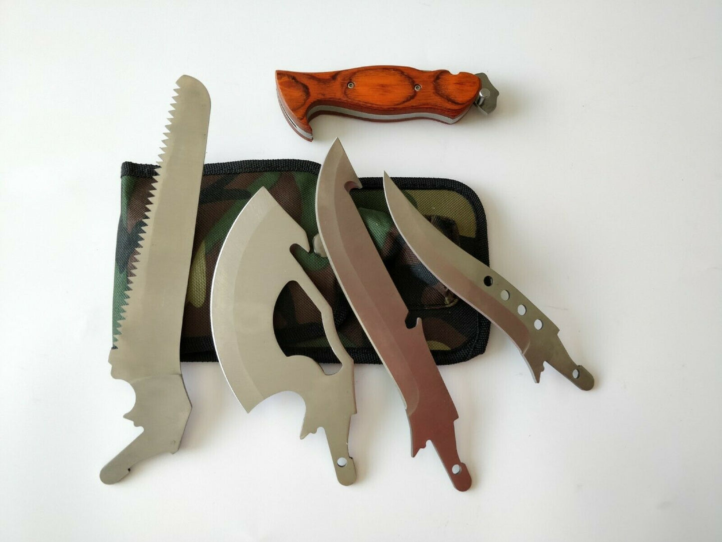 4 PIECE EXCHANGEABLE BLADE LOCKBACK UTILITY KNIFE SET