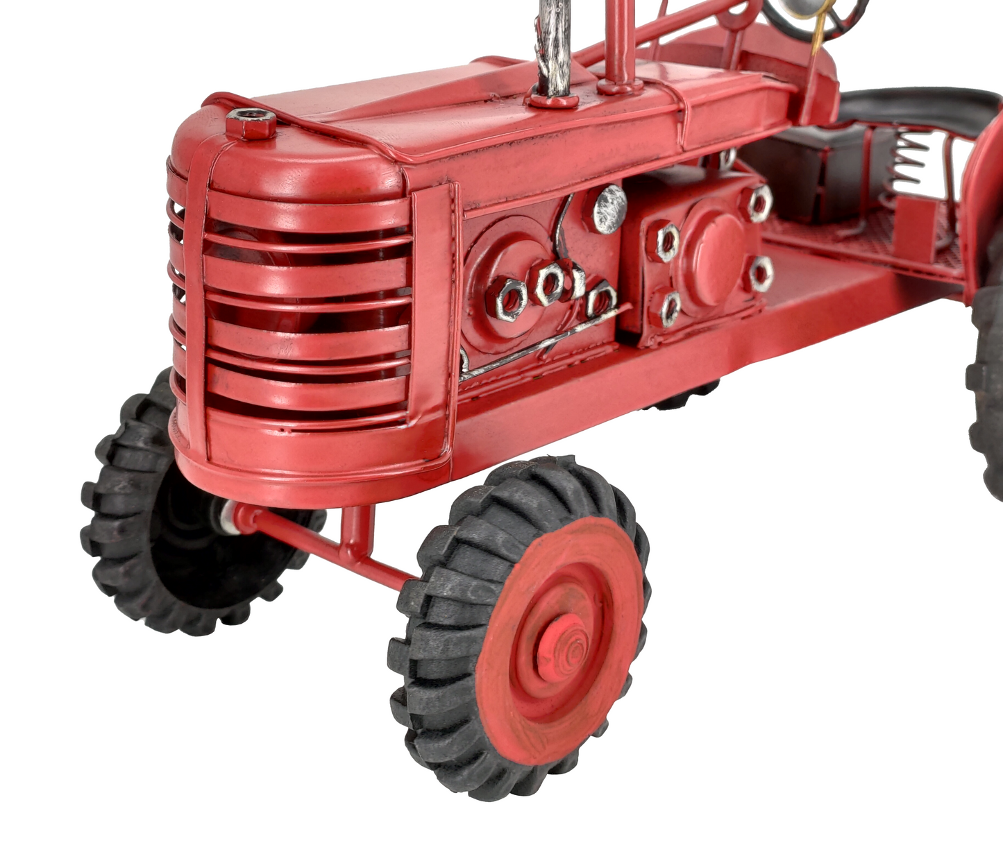 VINTAGE RED TRACTOR DIECAST MODEL