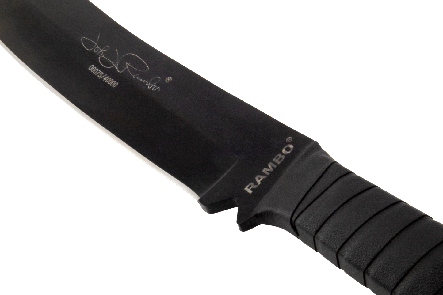 RAMBO PART IV MACHETE KNIFE SIGNATURE EDITION HUNTING KNIFE WITH LEATHER SHEATH