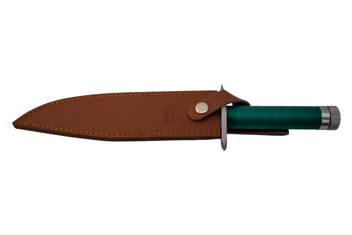 RAMBO FIRST BLOOD SURVIVAL HUNTING KNIFE DELUXE EDITION WITH LEATHER SHEATH