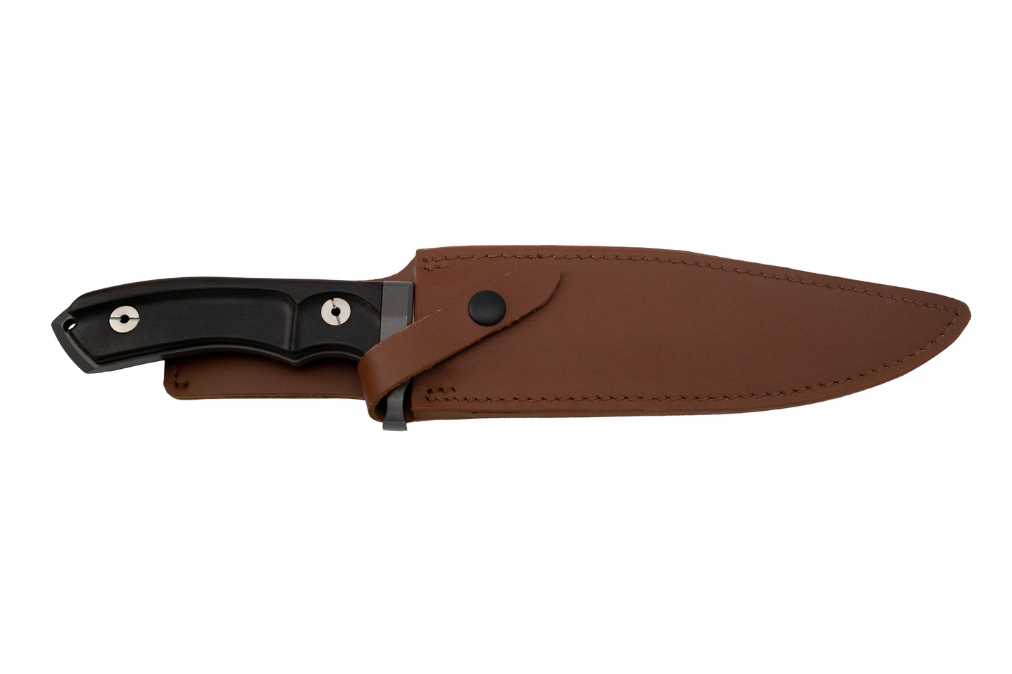 RAMBO V LAST BLOOD HEARTSTOPPER SURVIVAL HUNTING KNIFE WITH LEATHER SHEATH
