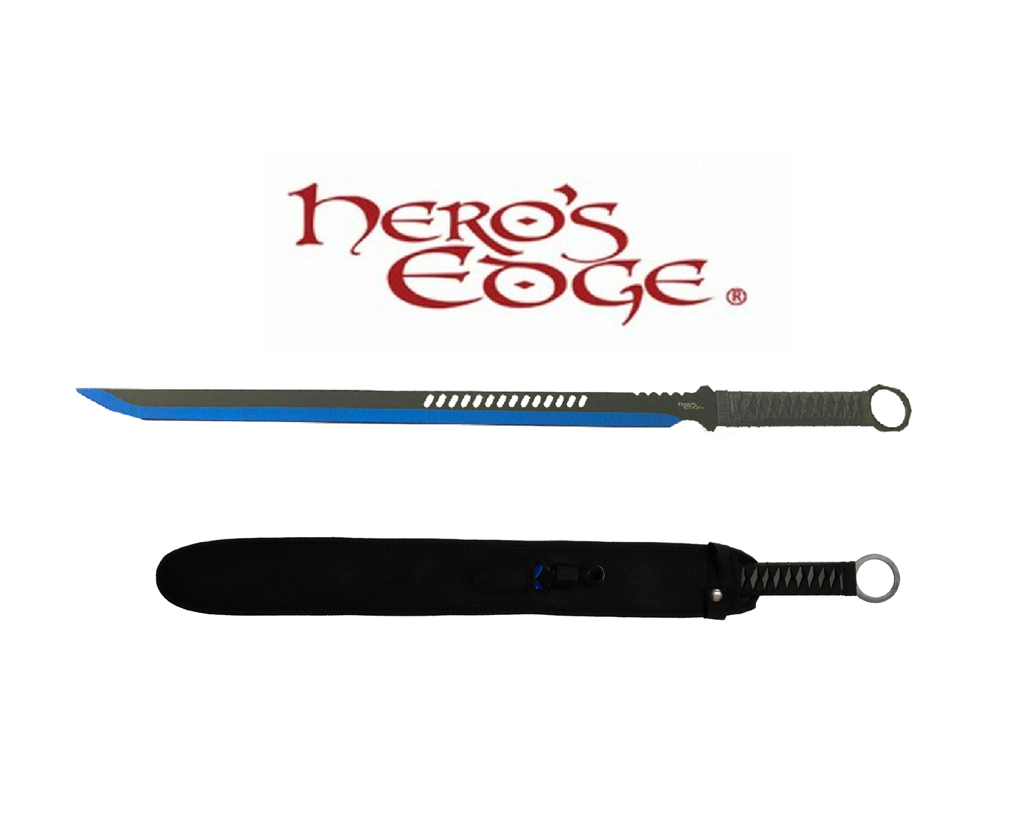 HERO'S EDGE TECHNICOLOR BLUE NINJA SWORD